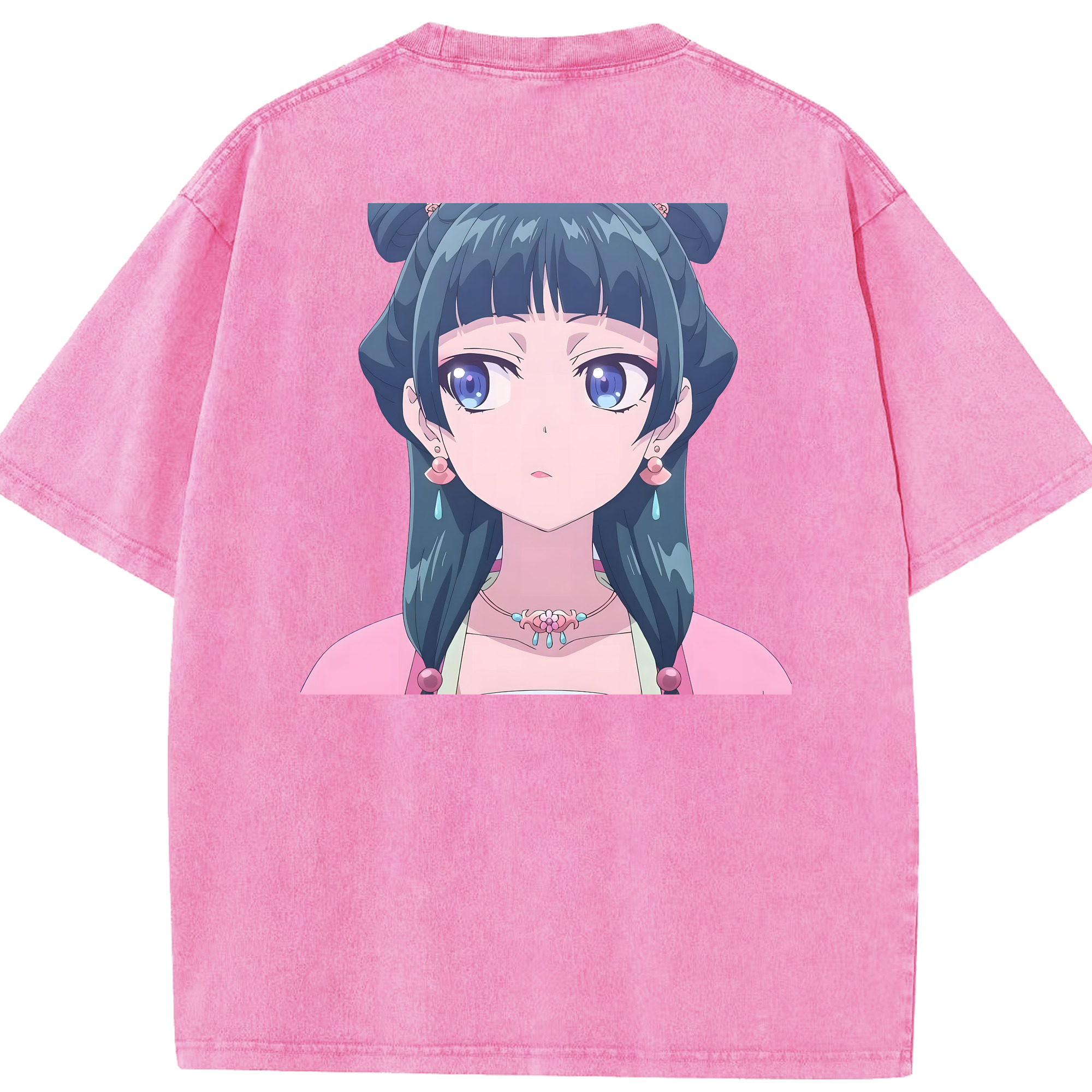 （画像用） 薬屋のひとりごと The Apothecary Diaries 綿100% ヴィンテージ風 半袖Tシャツ（背面プリント）